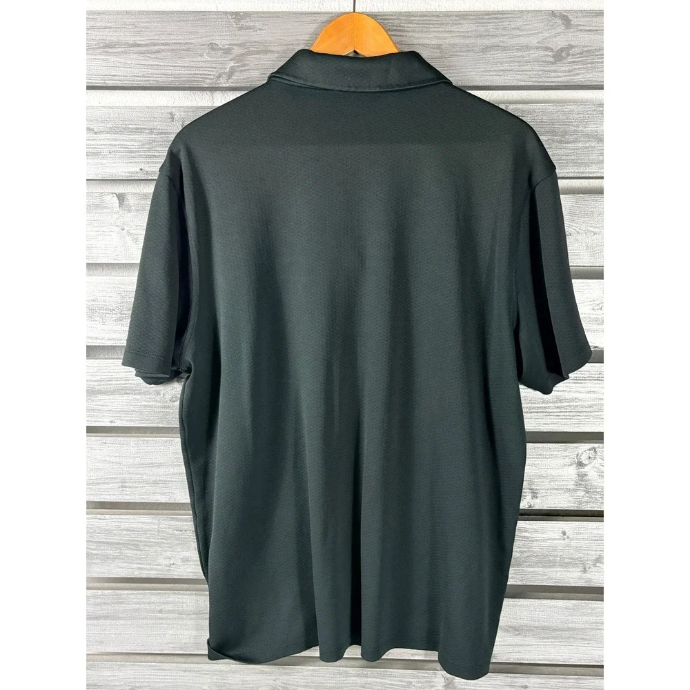 Nike Dri-FIT Mens XL Polo Shirt Black The Bud Man Budweiser Beer Short Sleeve